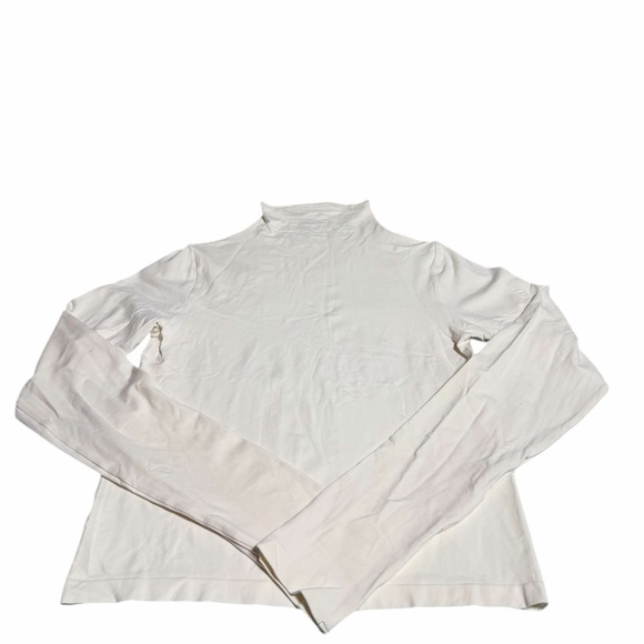 SKIMS SOFT SMOOTHING SEAMLESS Elegant Cream Turtleneck Top M - Picture 6 of 6